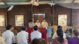 Cộng đồng du lịch cồn Sơn tổ chức lễ khánh thành Phòng Thông tin nghề cá trên sông Hậu, đặt tại bè cá Bảy Bon, phường Bùi Hữu Nghĩa, quận Bình Thủy.3